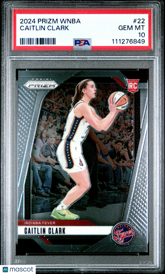 2024-25 Prizm Caitlin Clark Rookie #22 PSA 10