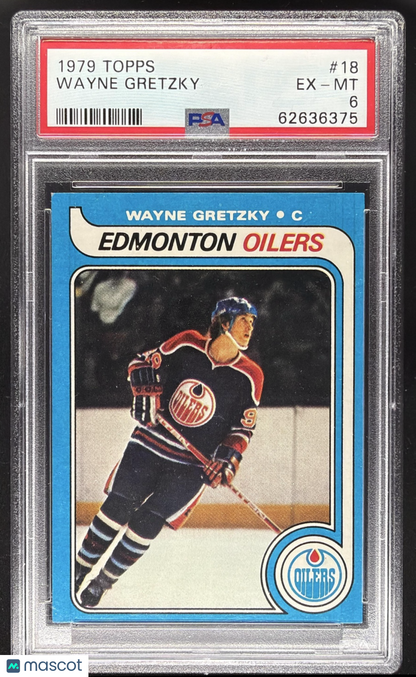 1979-80 Topps Wayne Gretzky #18 RC PSA 6
