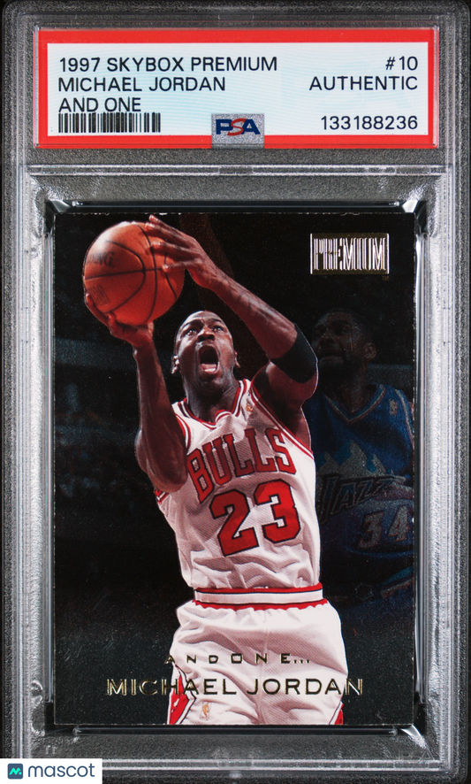 1997-98 Skybox Premium Michael Jordan And One PSA Authentic