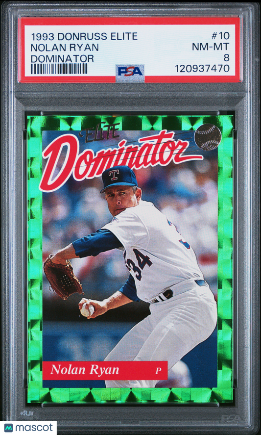 1993 Donruss Nolan Ryan Dominator /5000 PSA 8