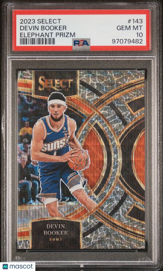 2023 Select Devin Booker Elephant Prizm SP PSA 10
