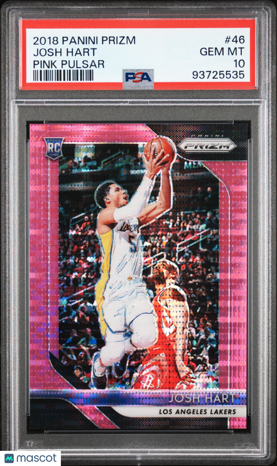 2018-19 Prizm Josh Hart Pink Pulsar Rookie /42 PSA 10