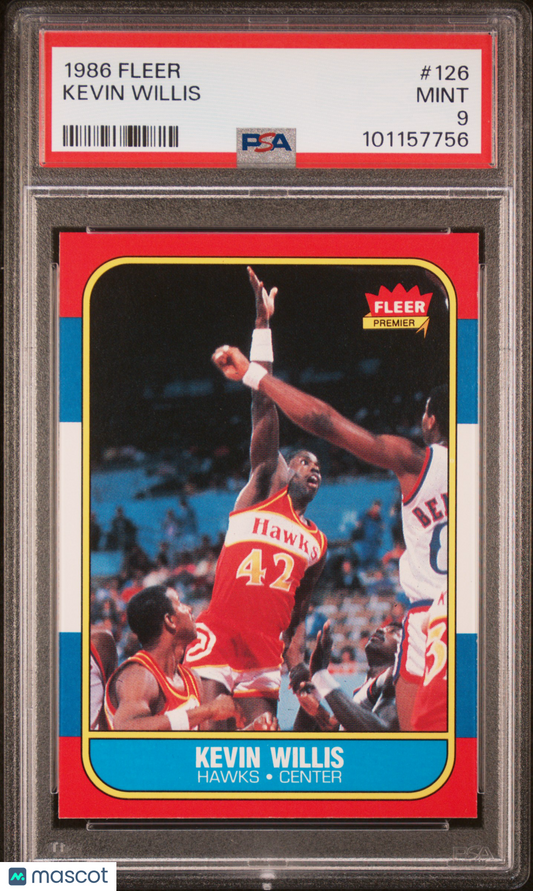 1986 Fleer Kevin Willis #126 PSA