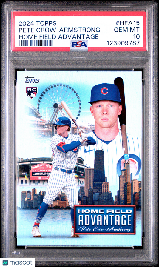 2024 Topps Pete Crow-Armstrong SP Rookie PSA 10