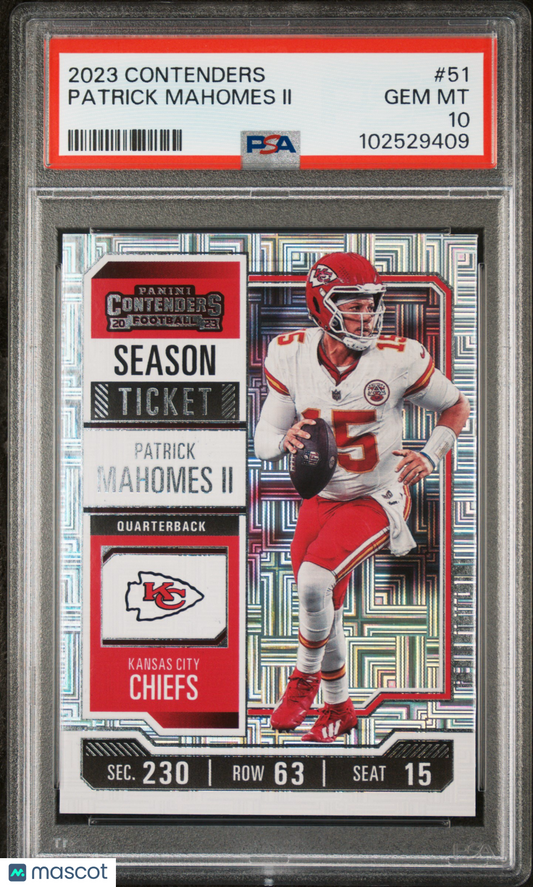2023 Contenders Patrick Mahomes PSA 10