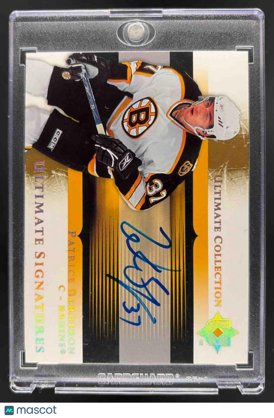 2005-06 Upper Deck Ultimate Collection Patrice Bergeron Auto #US-PB