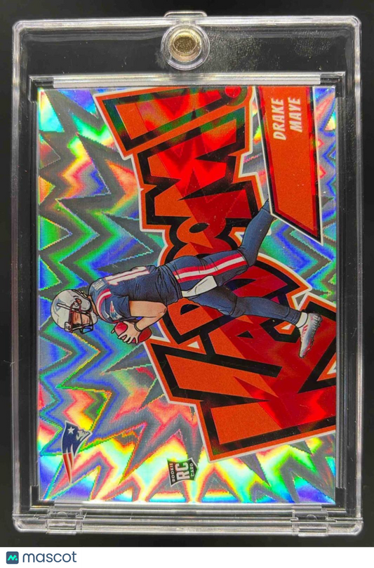 2024 Panini Absolute Drake Maye #8 Kaboom Horizontal RC