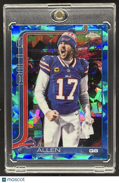 2025 Topps Chrome Sapphire Josh Allen #34 Image Variation SP VAR