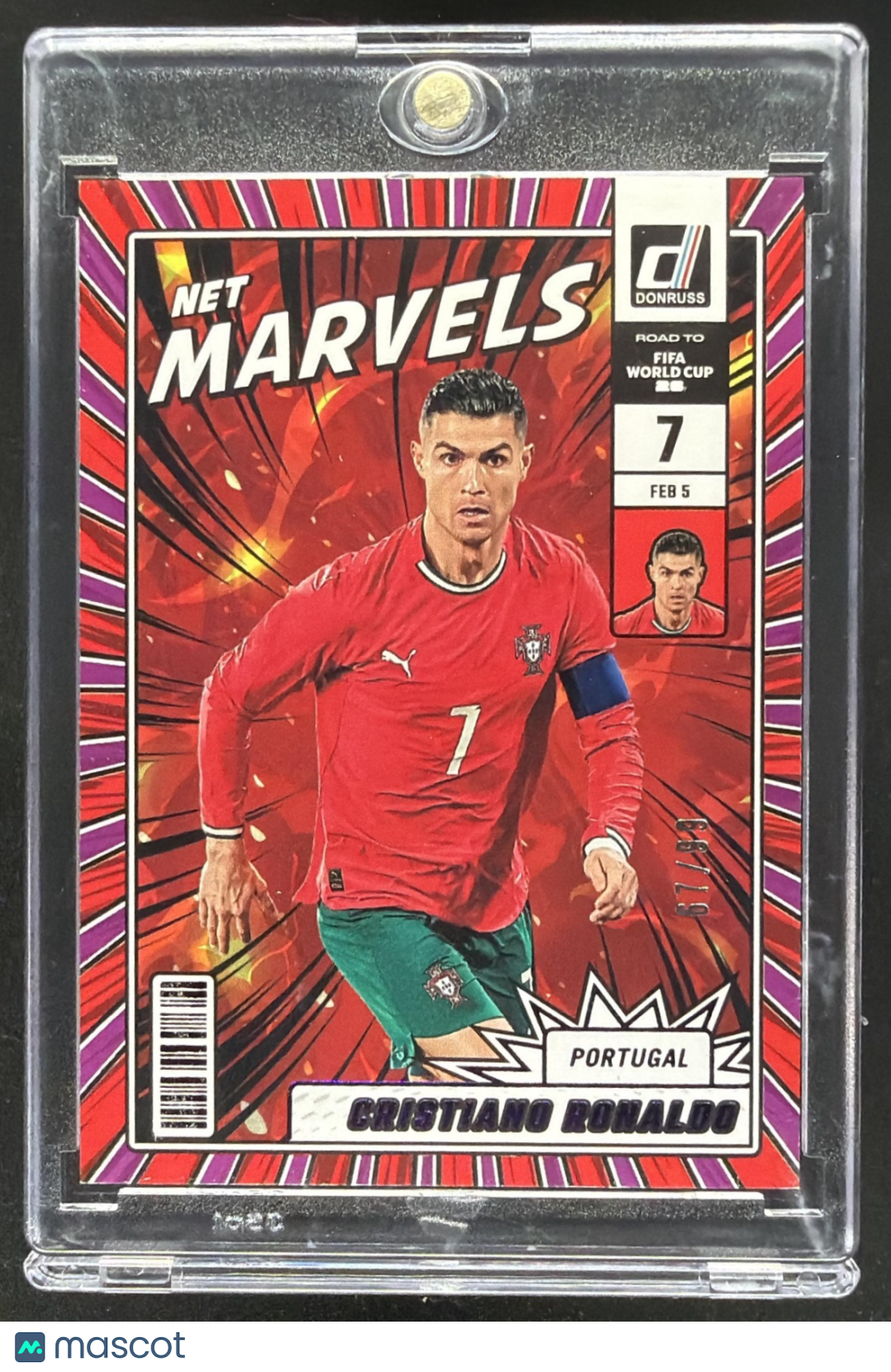 2025 Panini Donruss Road to FIFA World Cup 26 Cristiano Ronaldo #2 Net Marvels /99