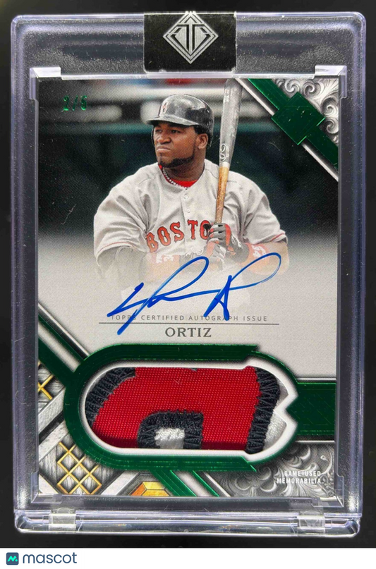 2025 Topps Transcendent Collection David Ortiz #PCA-DO Patch Auto /5 MEM