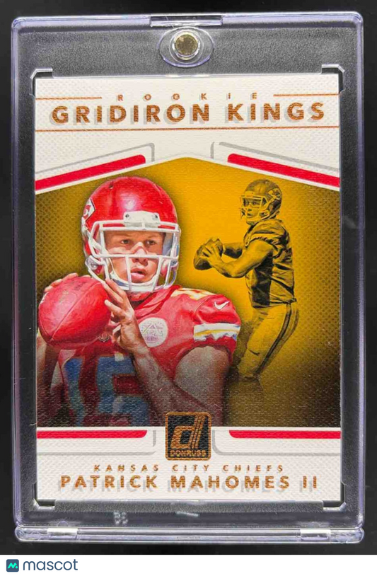 2017 Panini Donruss Patrick Mahomes II #2 Rookie Gridiron Kings RC