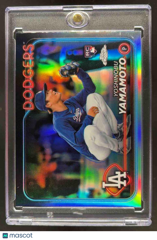 2024 Topps Chrome Update Yoshinobu Yamamoto #USC108 Image Variations RC