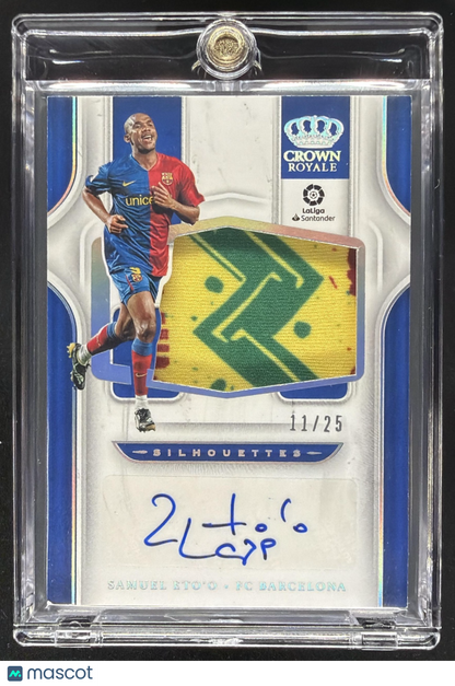 2019-20 Crown Royale Samuel Eto'o Patch Auto /25
