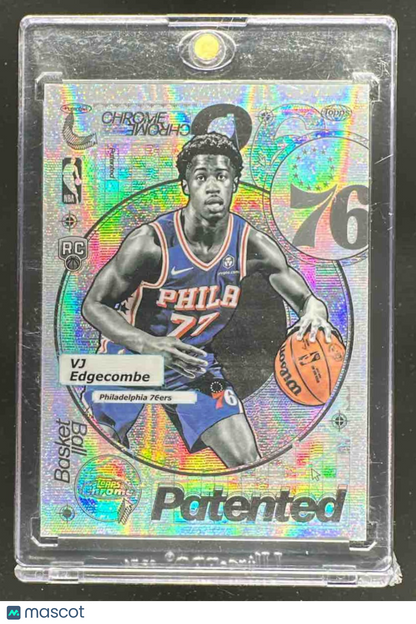 2025-26 Topps Chrome VJ Edgecombe #PD-18 Patented RC SSP 76ers
