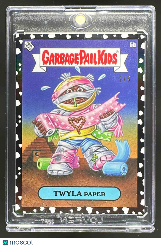 2026 Topps Garbage Pail Kids Twyla Paper /5 Black