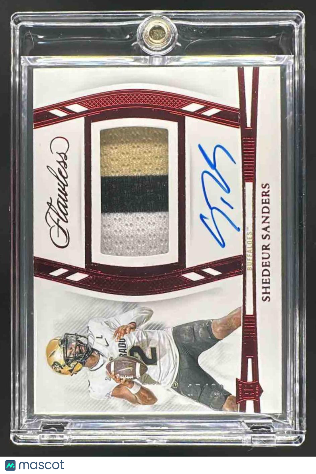 2025 Panini Collegiate Shedeur Sanders #RPAH-SSS Flawless Rookie Patch Auto /15