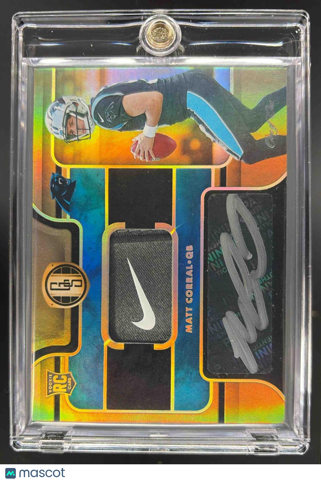2022 Panini Gold Standard Matt Corral 1/1 Rookie Patch Auto