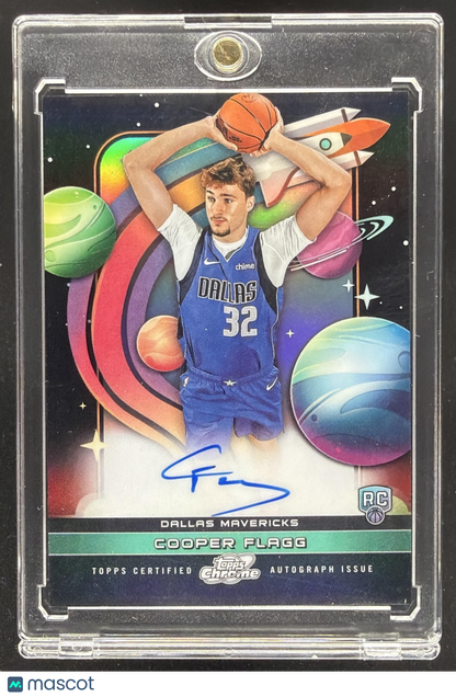2025-26 Topps Cosmic Chrome Cooper Flagg #FF-CF First Flight Signatures RC Auto