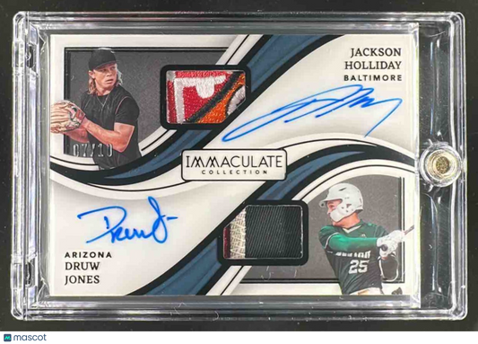 2023 Panini Immaculate Collection Jackson Holliday Druw Jones Patch Gold /10