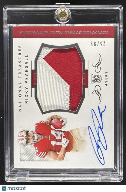 2025 Panini National Treasures Ricky Pearsall #2 Auto