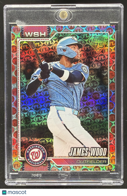 2026 Topps Series 1 James Wood #349 Red Sandglitter /5