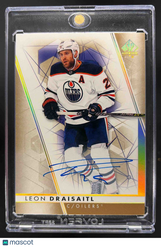 2022-23 SP Authentic Leon Draisaitl #1 Limited Gold Oilers