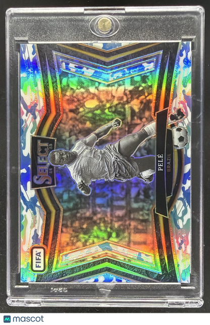 2024-25 Panini Select FIFA Pele #250 Field Winter Camo 9/30