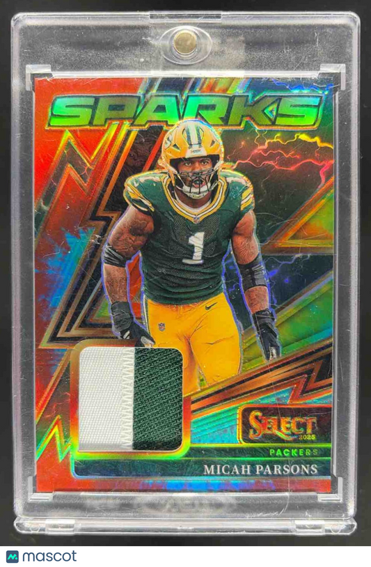 2025 Panini Select Micah Parsons #17 Sparks Tie-Dye Prizm 23/25 Packers