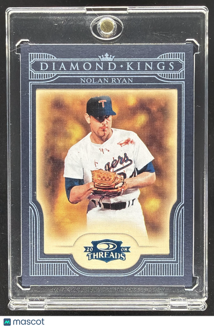 2008 Donruss Threads Nolan Ryan #DK-50 Diamond Kings Framed Blue /50