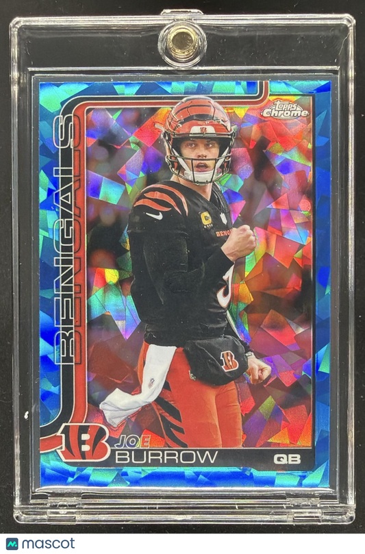 2025 Topps Chrome Sapphire Joe Burrow #61 Image Variation