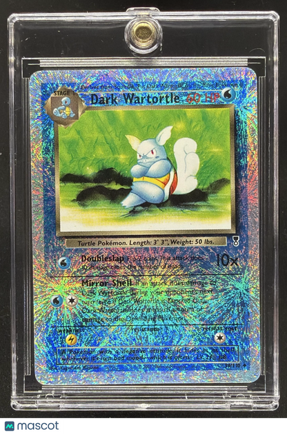 2000 Pokemon Dark Wartortle 39/110 Reverse Holo