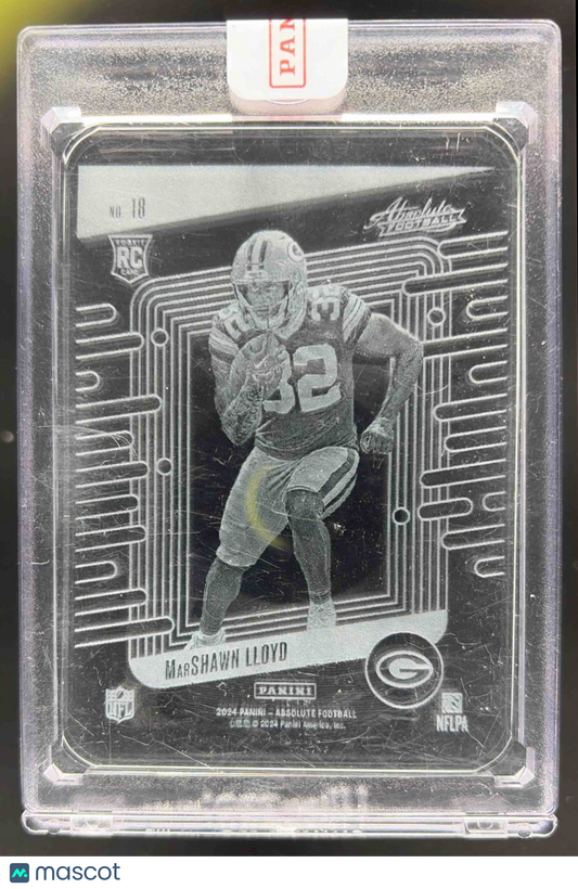2024 Panini Absolute MarShawn Lloyd #18 Glass SP Packers