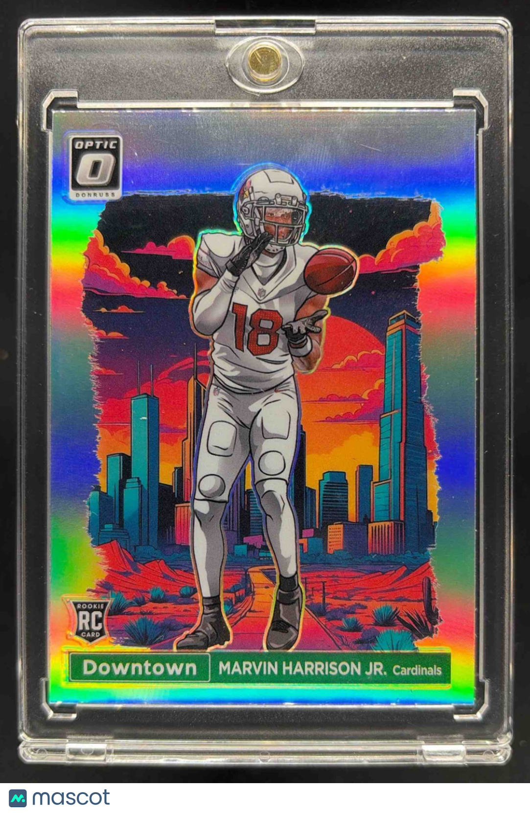 2024 Panini Donruss Optic Marvin Harrison Jr. #12 Downtown RC Case Hit
