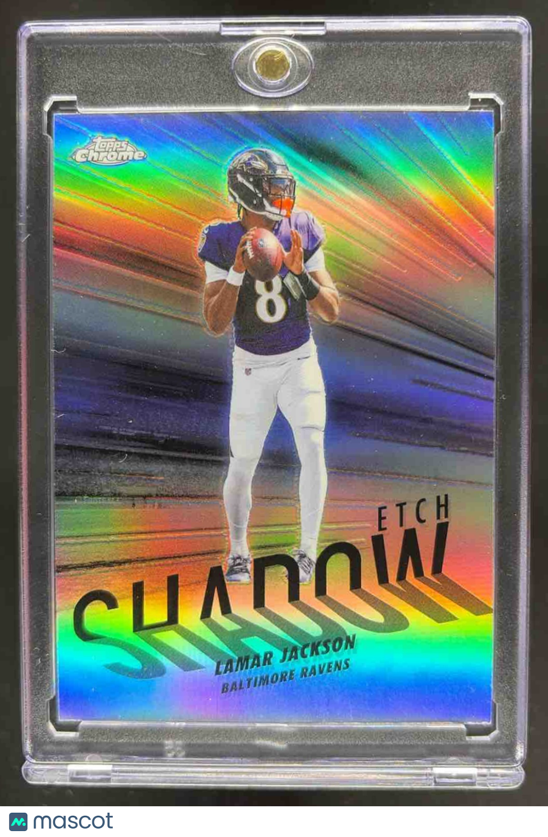 2025 Topps Chrome Lamar Jackson #SE-3 Shadow Etch SP