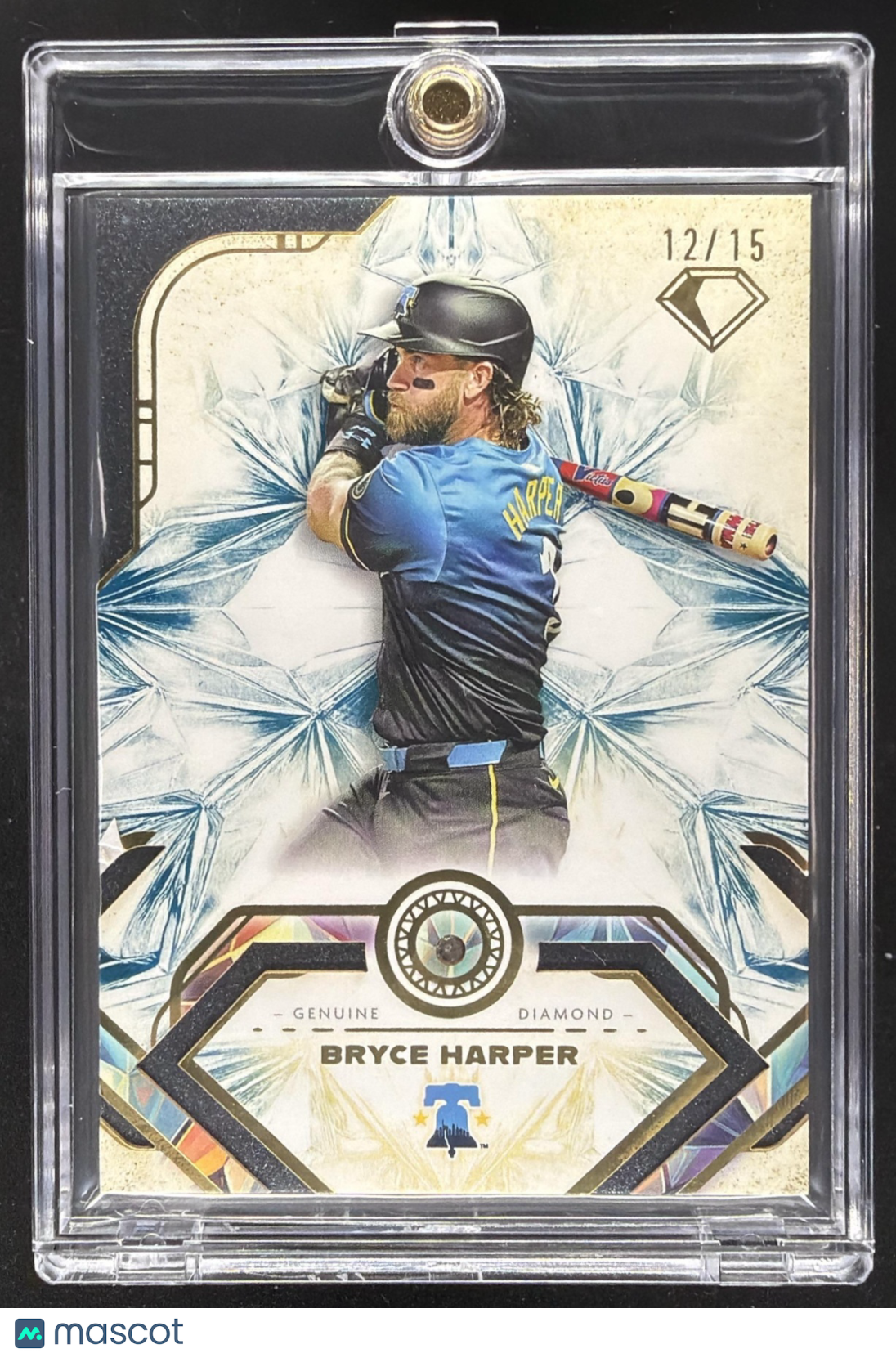 2025 Topps Diamond Icons Bryce Harper #84 Blue 12/15 City Connect