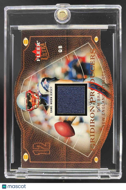 2004 Fleer Ultra Tom Brady #GP/TB Gridiron Producers Game Used Patch