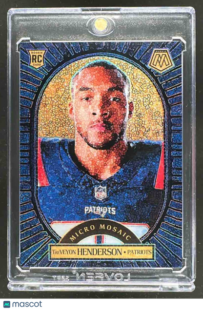 2025 Panini Mosaic TreVeyon Henderson #8 Micro Mosaic RC