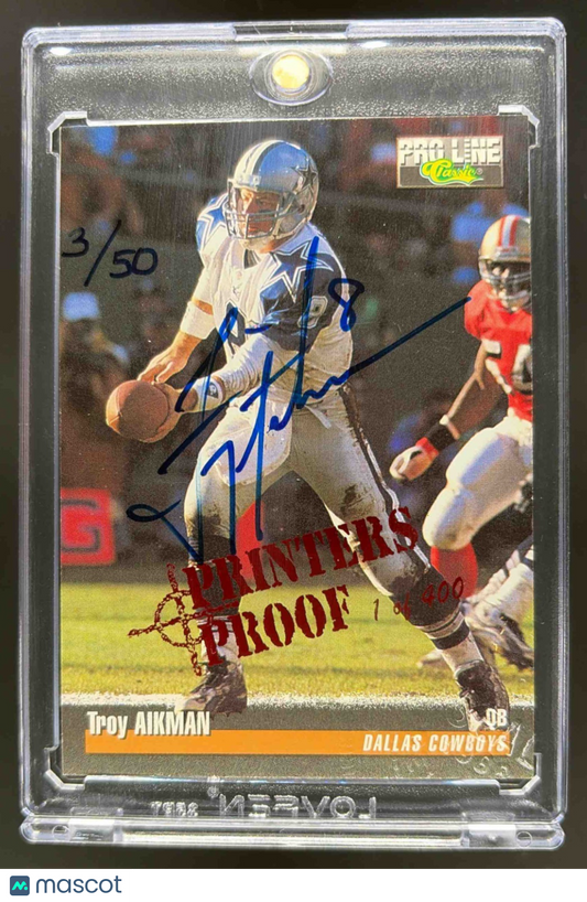 1995 Classic Pro Line Troy Aikman #254 Cowboys 3/50