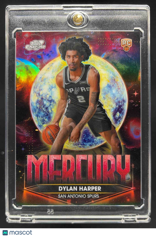 2025-26 Topps Cosmic Chrome Dylan Harper #PPM-9 Planetary Pursuit Mercury RC SSP