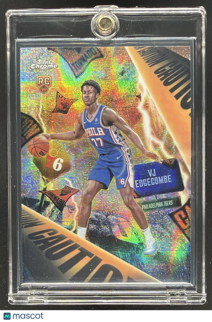 2025-26 Topps Chrome VJ Edgecombe #AD-3 Advisory RC SSP