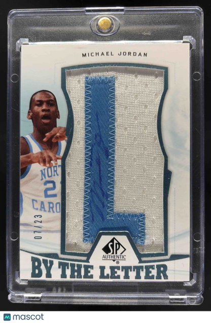 2013-14 UD SP Authentic Michael Jordan #BL-MJ By The Letter Auto 7/23