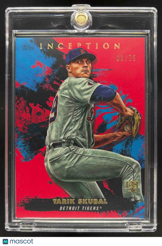 2021 Topps Inception Tarik Skubal #5 Red 63/75 RC