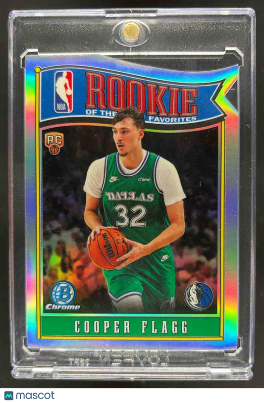 2025-26 Bowman Cooper Flagg #RY-1 ROY Favorites Chrome Refractor RC