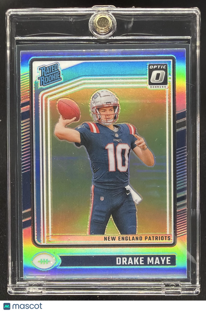 2024 Panini Donruss Optic Drake Maye #229 Holo Rated Rookie