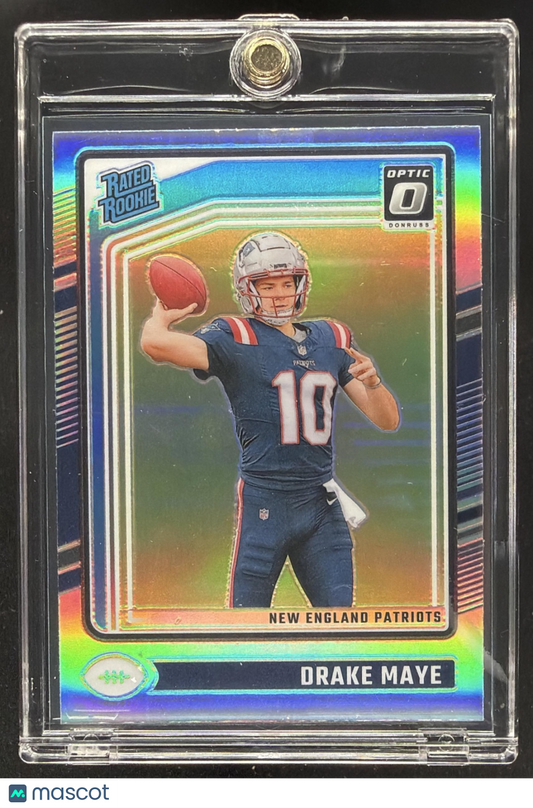 2024 Panini Donruss Optic Drake Maye #229 Holo Rated Rookie