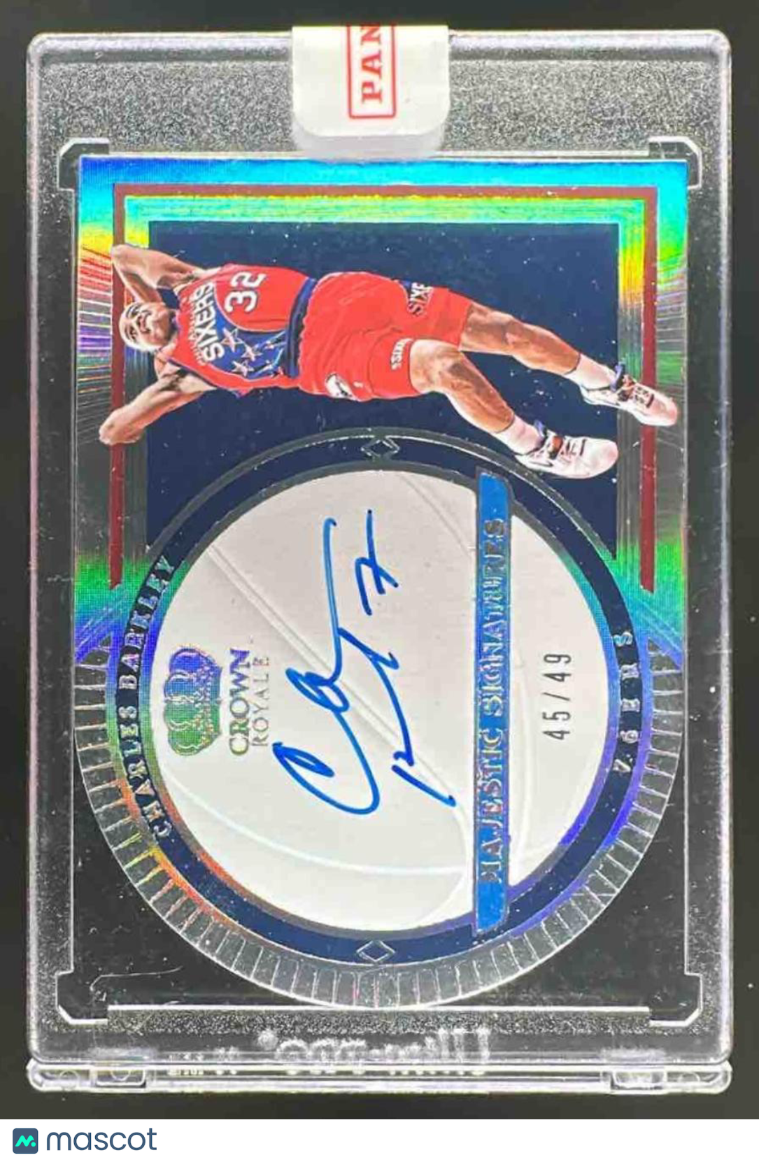 2023 Panini Crown Royale Charles Barkley #MS-BAR Majestic Signatures /49 Auto