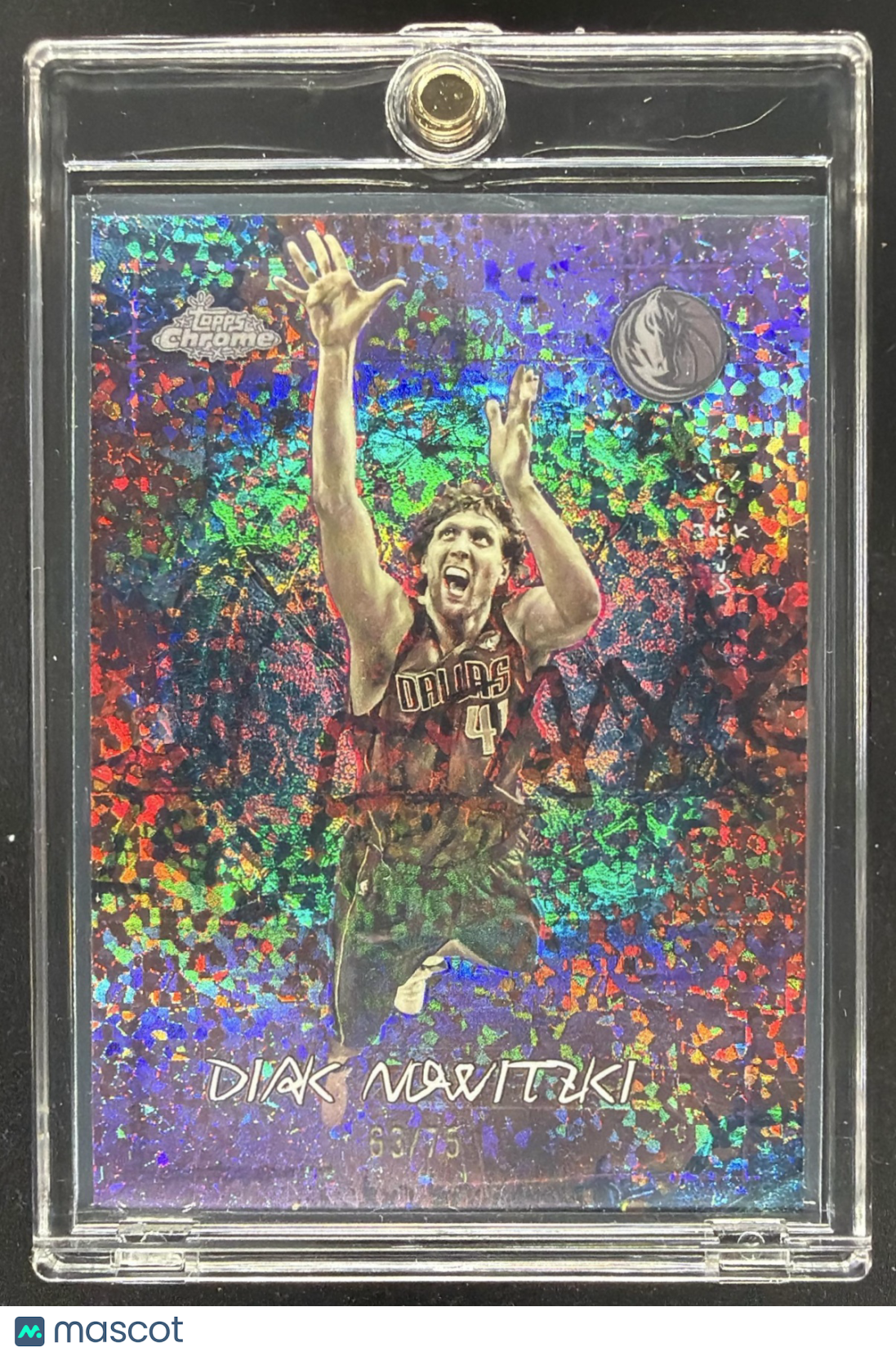 2025 Topps Chrome x Cactus Jack Dirk Nowitzki #LFL-5 La Flame /75