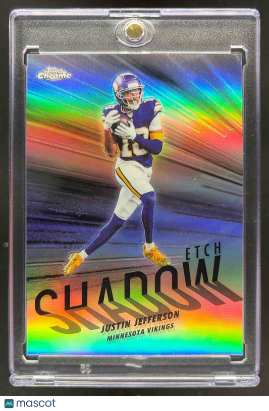 2025 Topps Chrome Justin Jefferson #SE-21 Shadow Etch SP