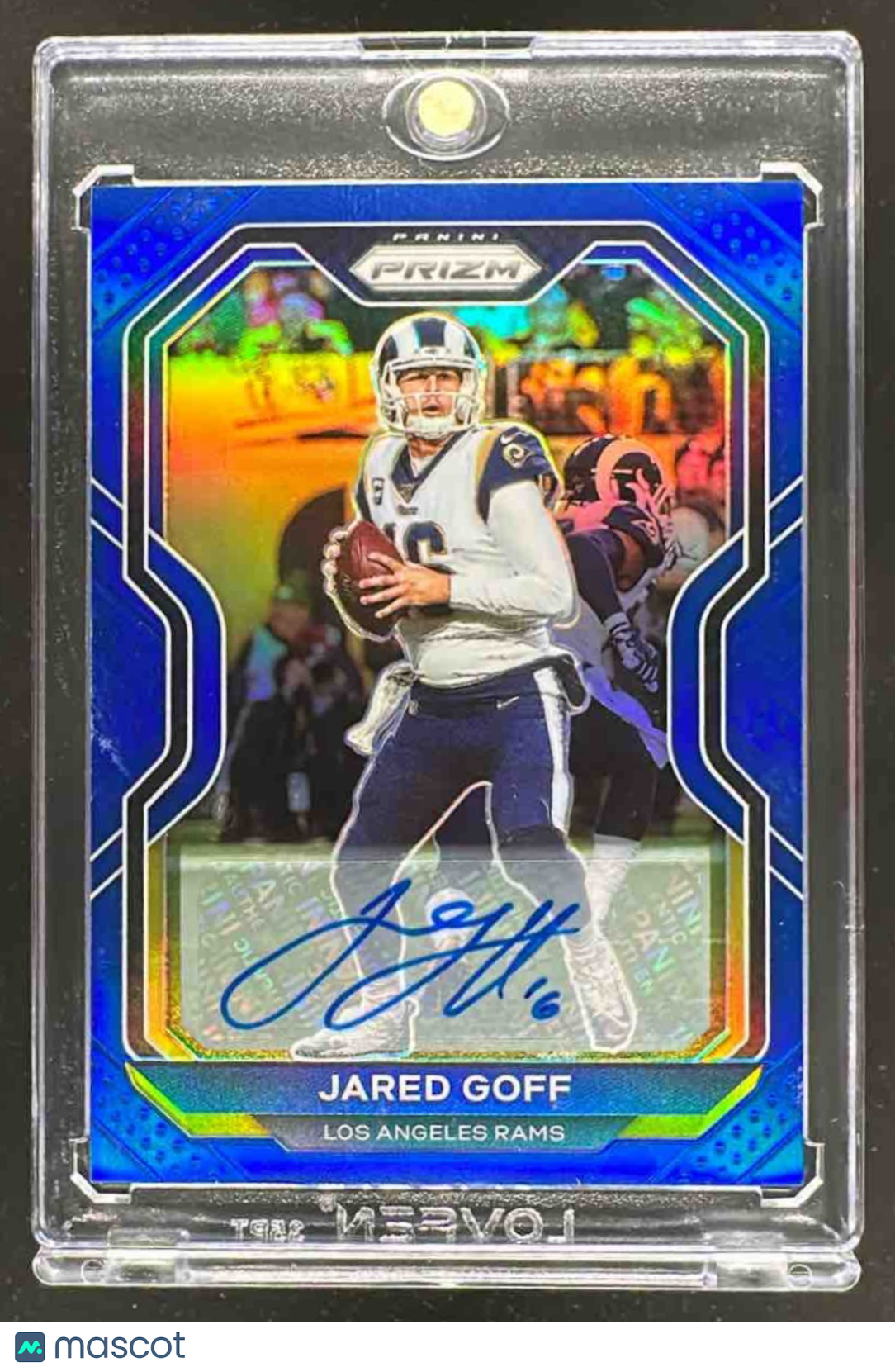 2020 Panini Prizm Jared Goff #275 Auto Blue 4/10