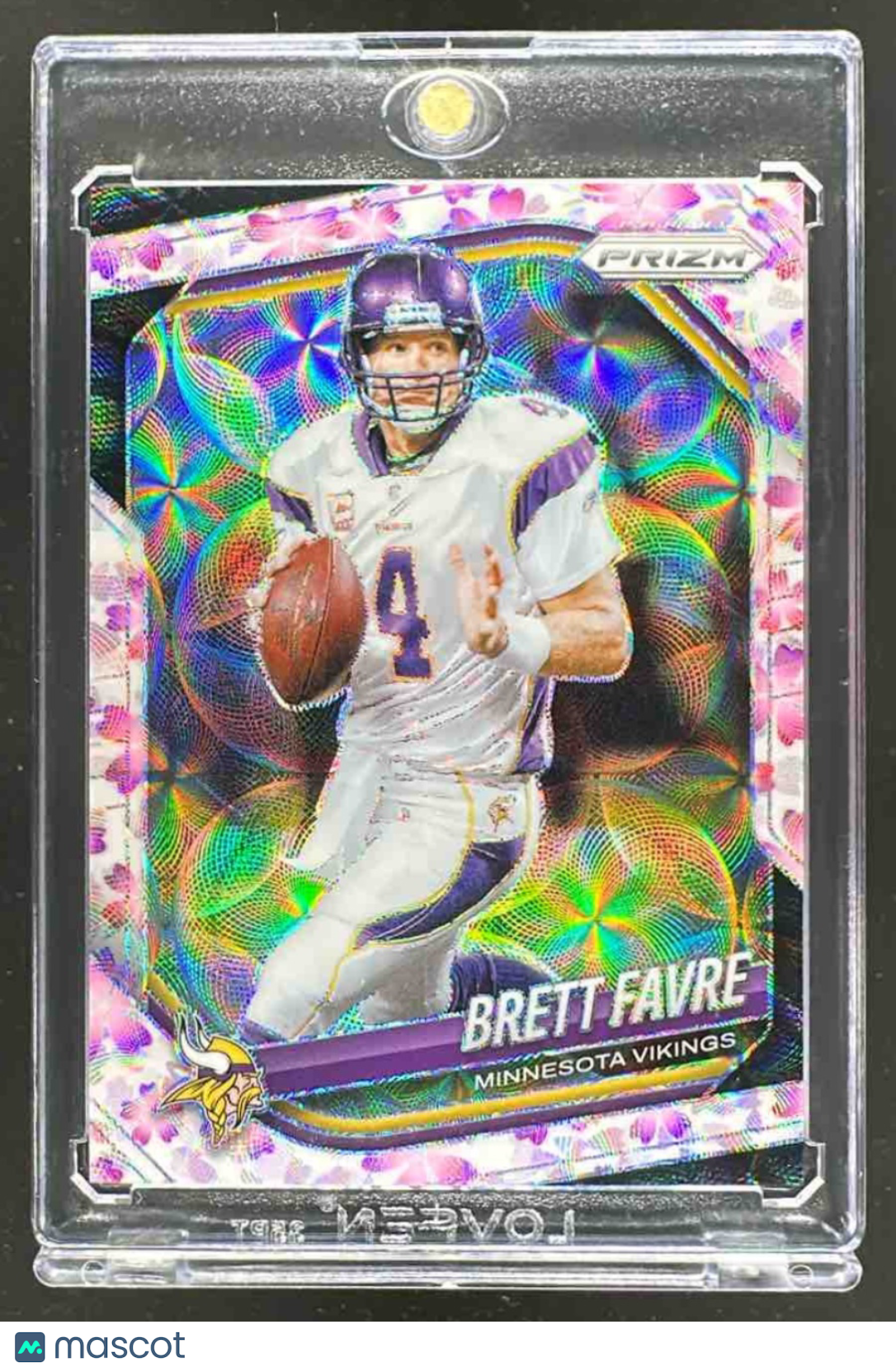 2025 Panini Prizm Brett Favre #160 Choice Cherry Blossom 3/15